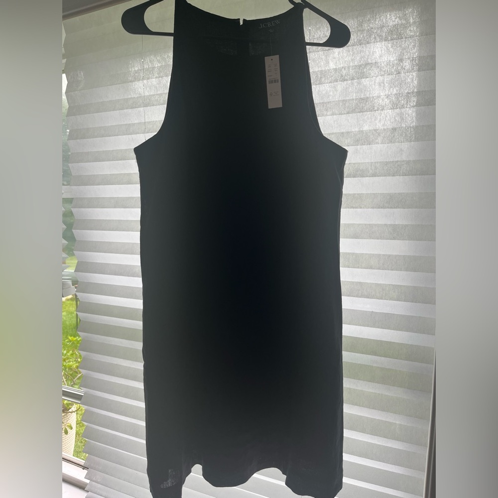 Jcrew linen dress size large NWT